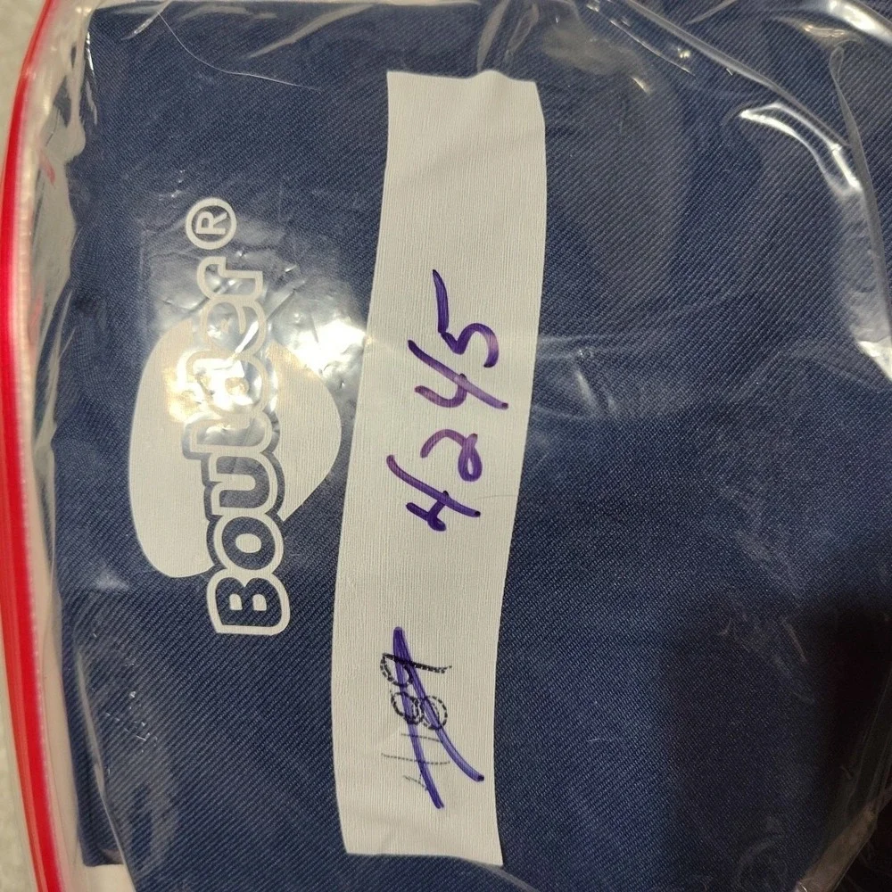 DSCP Trousers Men 33/32 Navy Blue Dress Formal Uniform Flat Polyester Wool